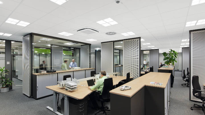 Iluminación de oficina moderna de Philips 