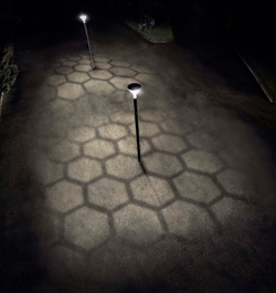 Creación de diferentes efectos sobre el suelo con luminarias Metronomis LED