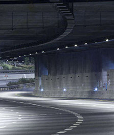 Iluminación de orientación para túneles