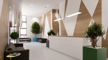 La iluminación energéticamente eficiente con detección de presencia reduce los costes de energía.